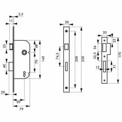 THIRARD - Serrure Encastrable à Clé Pour Porte De Chambre, Gauche, Axe 50mm, Bouts Carrés, Noir, 2 Clés 6 THIRARD - Serrure Encastrable à Clé Pour Porte De Chambre, Gauche, Axe 50mm, Bouts Carrés, Noir, 2 Clés -THIRARD Soldes 8905214 2