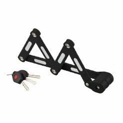 THIRARD - Antivol Zebra à Clé, 3 Clés, Noir