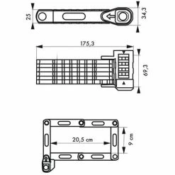 THIRARD - Antivol Zebra à Combinaison, 4 Chiffres, Noir -THIRARD Soldes 8905237 4