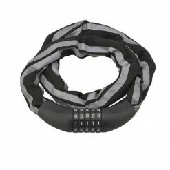 THIRARD - Antivol à Combinaison Biker, 5 Chiffres, Chaîne Acier, Moto, 0.9m, Noir