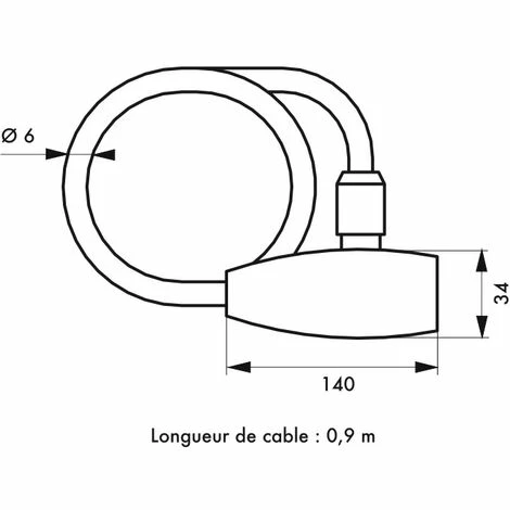 THIRARD - Antivol à Combinaison Biker, 5 Chiffres, Chaîne Acier, Moto, 0.9m, Noir 5 THIRARD - Antivol à Combinaison Biker, 5 Chiffres, Chaîne Acier, Moto, 0.9m, Noir – Image 3