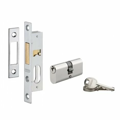 THIRARD - Serrure Encastrable Avec Cylindre Pour Porte Métallique, Axe 15mm, Cyl. 30x30mm, Bouts Carrés, 3 Clés 3 THIRARD - Serrure Encastrable Avec Cylindre Pour Porte Métallique, Axe 15mm, Cyl. 30x30mm, Bouts Carrés, 3 Clés