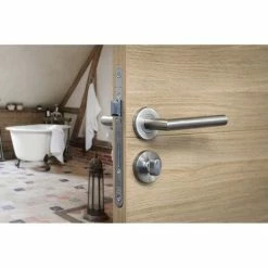 THIRARD - Serrure Encastrable Monomax NF à Condamnation Pour Salle De Bain Et Toilette, Axe 40mm, Bouts Ronds, Têtière Inox 7 THIRARD - Serrure Encastrable Monomax NF à Condamnation Pour Salle De Bain Et Toilette, Axe 40mm, Bouts Ronds, Têtière Inox -THIRARD Soldes 8905360 2