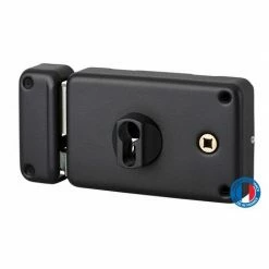 THIRARD - Boitier De Serrure En Applique Double Entrée à Fouillot Pour Entrée, Gauche Pouss., Axe 55mm, 140x88mm, Noir -THIRARD Soldes 8945433 3