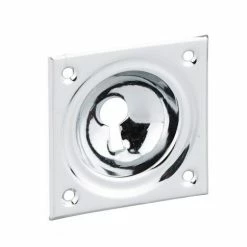 THIRARD - Entrée à Cuvette Trou De Clé, 60x60mm, Laiton