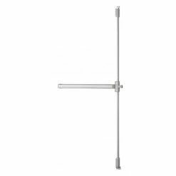 THIRARD - Serrure Anti-panique S-Push Pour Porte D'entrée, 2/3 Pts Haut Et Bas, Réversible, Gris