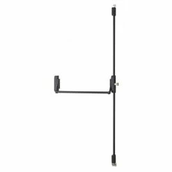 THIRARD - Serrure Anti-panique U-Cross Pour Porte D'entrée 1150mm Max, 2/3 Pts Haut Et Bas, Réversible, Noir