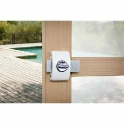 THIRARD - Verrou à Bouton Design 5 Pour Porte D'entrée, Cylindre 40mm, Acier, 3 Clés, Blanc -THIRARD Soldes 8945555 3