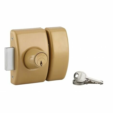 THIRARD - Verrou Double Entrée Design 5 Pour Porte D'entrée, Cylindre 40mm, Acier, 3 Clés, Bronze 3 THIRARD - Verrou Double Entrée Design 5 Pour Porte D'entrée, Cylindre 40mm, Acier, 3 Clés, Bronze
