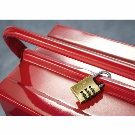 THIRARD - Cadenas à Combinaison RB, Laiton, 3 Chiffres, Intérieur, Anse Acier, 30mm 4 THIRARD - Cadenas à Combinaison RB, Laiton, 3 Chiffres, Intérieur, Anse Acier, 30mm – Image 2