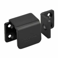 THIRARD - Porte-cadenas Renforcé à Recouvrement, Gauche, Acier, Protection Pour Fermeture, Noir