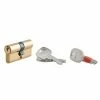 THIRARD - Cylindre De Serrure Double Entrée Clé Modifiable, 30x30mm, Anti-arrachement, Anti-perçage, Laiton, 2x3 Clés -THIRARD Soldes 8945589 1