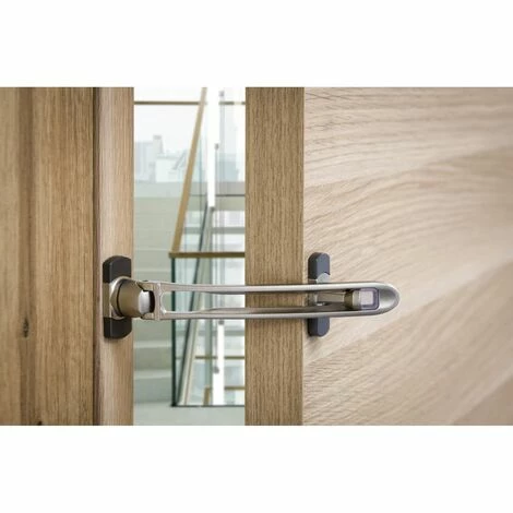 THIRARD - Entrebailleur Pour Porte D'entrée, Taquet D'arrêt, 169mm, Nickelé 4 THIRARD - Entrebailleur Pour Porte D'entrée, Taquet D'arrêt, 169mm, Nickelé – Image 2