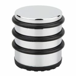 THIRARD - Butoir à Visser, Fixation Au Sol, Acier, Ø65x68mm, Pour 1kg, Chromé