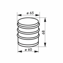 THIRARD - Butoir à Visser, Fixation Au Sol, Acier, Ø65x70mm, Pour 1kg5, Chromé 5 THIRARD - Butoir à Visser, Fixation Au Sol, Acier, Ø65x70mm, Pour 1kg5, Chromé -THIRARD Soldes 8945637 2