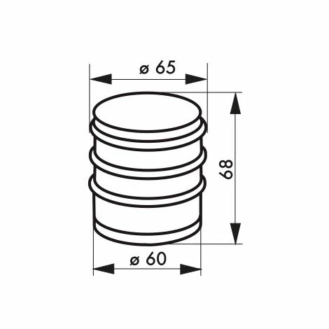 THIRARD - Butoir à Visser, Fixation Au Sol, Acier, Ø65x70mm, Pour 1kg5, Chromé 4 THIRARD - Butoir à Visser, Fixation Au Sol, Acier, Ø65x70mm, Pour 1kg5, Chromé – Image 2