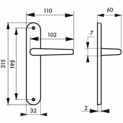 THIRARD - Ensemble De Poignées Pour Porte Intérieure Coq Sans Trou, Carré 7mm, Entr'axes 195mm, Laqué Noir 5 THIRARD - Ensemble De Poignées Pour Porte Intérieure Coq Sans Trou, Carré 7mm, Entr'axes 195mm, Laqué Noir -THIRARD Soldes 8945647 2