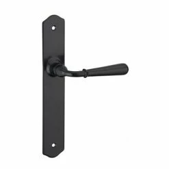 THIRARD - Ensemble De Poignées Pour Porte Intérieure Charon Sans Trou, Carré 7mm, Entr'axes 195mm, Acier Patiné