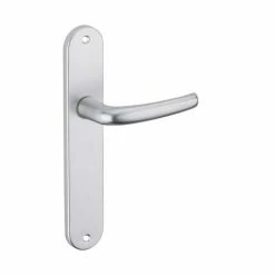 THIRARD - Ensemble De Poignées Pour Porte Intérieure Maia Sans Trou, Carré 7mm, Entr'axes 195mm, Argent