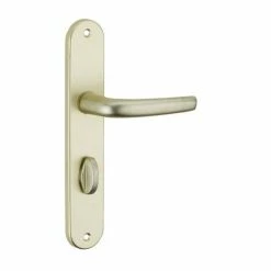 THIRARD - Ensemble De Poignées Pour Porte Intérieure Maia à Condamnation, Carré 7mm, Entr'axes 195mm, Couleur F2