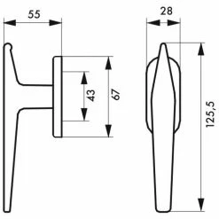 THIRARD - Bouton De Fenêtre Leto/Maïa, Hauteur 125.5mm, Couleur F2 5 THIRARD - Bouton De Fenêtre Leto/Maïa, Hauteur 125.5mm, Couleur F2 -THIRARD Soldes 8945681 2