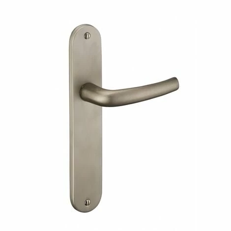 THIRARD - Ensemble De Poignées Pour Porte Intérieure Chantilly Sans Trou, Carré 7mm, Entr'axes 195mm, Anodisé Inox 3 THIRARD - Ensemble De Poignées Pour Porte Intérieure Chantilly Sans Trou, Carré 7mm, Entr'axes 195mm, Anodisé Inox