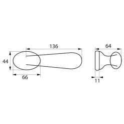 THIRARD - Paire De Béquilles Gran Prix Pour Porte, Carré 7mm, Argent -THIRARD Soldes 8945701 2