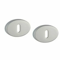 THIRARD - Paire De Rosaces Gran Prix, Trou De Clé, Argent