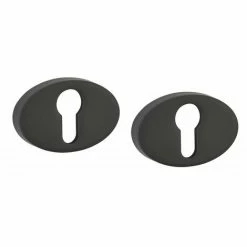 THIRARD - Paire De Rosaces Gran Prix, Trou De Cylindre, Alu Noir Mat