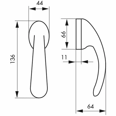 THIRARD - Béquille Gran Prix Pour Fenêtre, Aluminium Poli Chromé 4 THIRARD - Béquille Gran Prix Pour Fenêtre, Aluminium Poli Chromé – Image 2