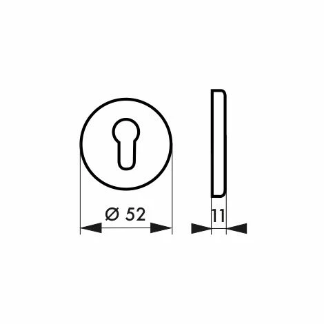 THIRARD - Paire De Rosaces Rondes, Trou De Cylindre, Chromé Poli 4 THIRARD - Paire De Rosaces Rondes, Trou De Cylindre, Chromé Poli – Image 2