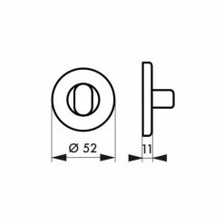 THIRARD - Paire De Rosaces, Condamnation, Alu Noir Mat -THIRARD Soldes 8945727 2