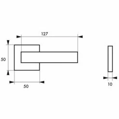 THIRARD - Paire De Béquilles Fifty Pour Porte, Carré 7mm, Nickelé Satiné 5 THIRARD - Paire De Béquilles Fifty Pour Porte, Carré 7mm, Nickelé Satiné -THIRARD Soldes 8945744 2