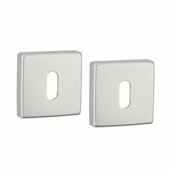 THIRARD - Paire De Rosaces Archimede, Trou De Clé, Argent