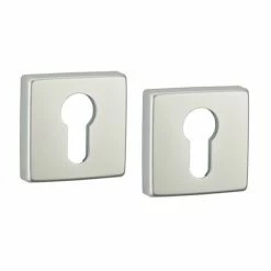 THIRARD - Paire De Rosaces Archimede, Trou De Cylindre, Argent