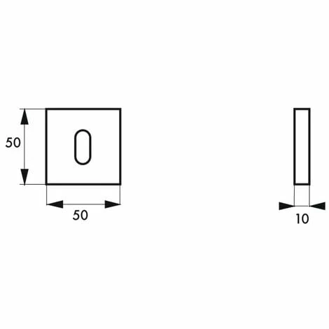 THIRARD - Paire De Rosaces Archimede, Trou De Cylindre, Aspect Inox 4 THIRARD - Paire De Rosaces Archimede, Trou De Cylindre, Aspect Inox – Image 2