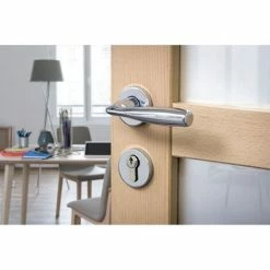 THIRARD - Paire De Béquilles Shark Pour Porte, Carré 7mm, Chromé Poli -THIRARD Soldes 8945763 2