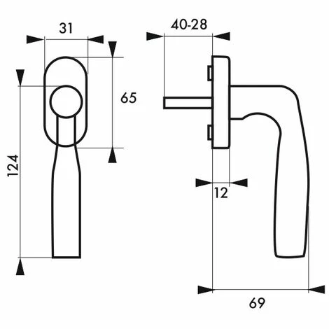 THIRARD - Béquille Shark Pour Fenêtre, Chromé Poli 4 THIRARD - Béquille Shark Pour Fenêtre, Chromé Poli – Image 2