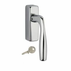 THIRARD - Béquille Shark Pour Fenêtre, Chromé Poli, 1 Clé