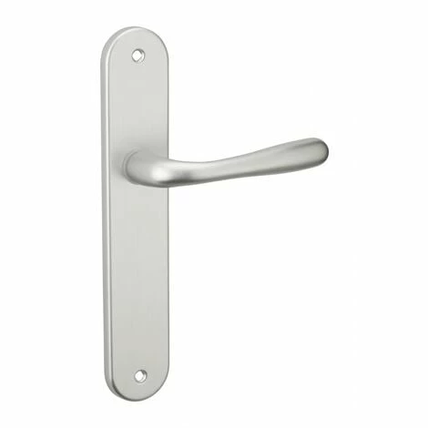 THIRARD - Ensemble De Poignées Pour Porte Intérieure Pelope Sans Trou, Carré 7mm, Entr'axes 195mm, Argent 3 THIRARD - Ensemble De Poignées Pour Porte Intérieure Pelope Sans Trou, Carré 7mm, Entr'axes 195mm, Argent