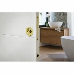 THIRARD - Serrure Encastrable à Crochet à Clé Pour Porte De Chambre Coulissante, Axe 50mm, Bouts Ronds, Laiton 7 THIRARD - Serrure Encastrable à Crochet à Clé Pour Porte De Chambre Coulissante, Axe 50mm, Bouts Ronds, Laiton -THIRARD Soldes 8945792 2