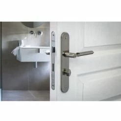 THIRARD - Serrure Encastrable à Condamnation Pour Salle De Bain Et Toilette, Axe 40mm, Bouts Ronds -THIRARD Soldes 8945797 3