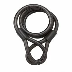 THIRARD - Câble Antivol Twisty, Vélo, Abris De Jardin, Ø 15, 1.80m, Acier Gaine PVC