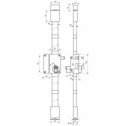 THIRARD - Serrure En Applique Beluga A2P* à Tirage Pour Entrée, Gauche, 3pts, Transit2 30x65mm, Axe 45mm, Blanc, 4 Clés -THIRARD Soldes 8945840 3