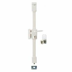 THIRARD - Serrure En Applique Beluga A2P* à Fouillot Pour Entrée, Gauche, 3pts, Transit2 30x65mm, Axe 45mm, Blanc, 4 Clés