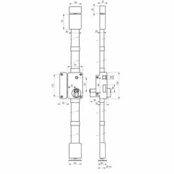 THIRARD - Serrure En Applique Beluga A2P* à Fouillot Pour Entrée, Gauche, 3pts, Transit2 30x65mm, Axe 45mm, Blanc, 4 Clés -THIRARD Soldes 8945846 3