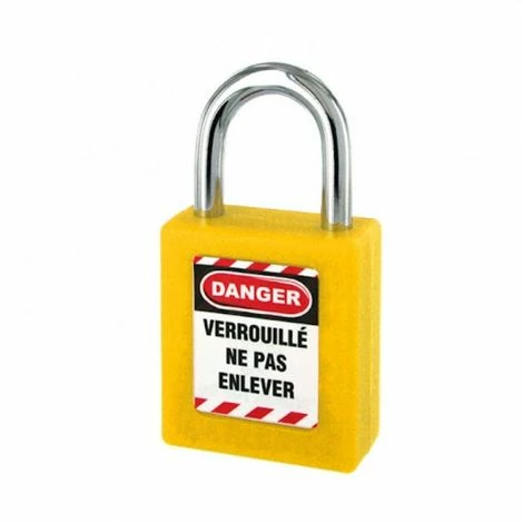Cadenas De Consignation Thirard Jaune 005338YLW 3 Cadenas De Consignation Thirard Jaune 005338YLW