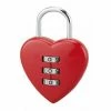 THIRARD - Cadenas à Combinaison Fantasy Coeur, 3 Chiffres, Intérieur, Anse Acier