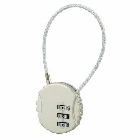 THIRARD - Cadenas à Combinaison Fantasy Rond, 3 Chiffres, Intérieur, Cable Acier 3 THIRARD - Cadenas à Combinaison Fantasy Rond, 3 Chiffres, Intérieur, Cable Acier
