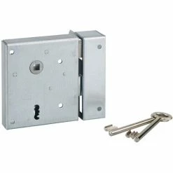 Serrure à Chiffre Verticale à Pêne 1/2 Tour De Grille Type Alsace Thirard - Droite